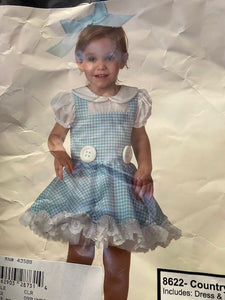 Adorable Baby Dorothy Costume (6–12 Months) – Infant Ruby Blue & White –  Dannys Dancers Warehouse
