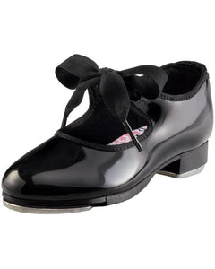 Kids And Adult Black Tie Tap Shoes